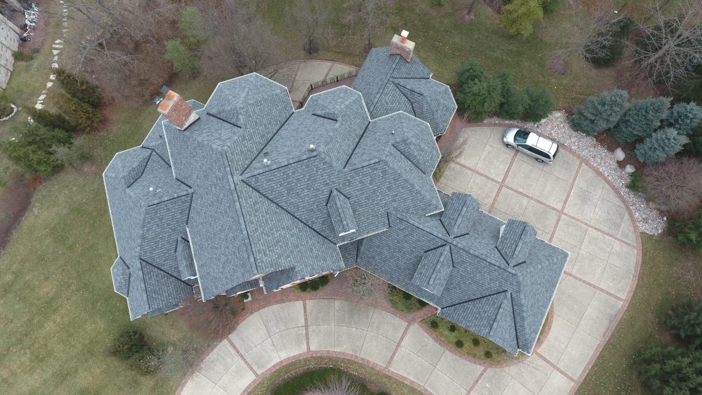 Large Residential Roofing Job