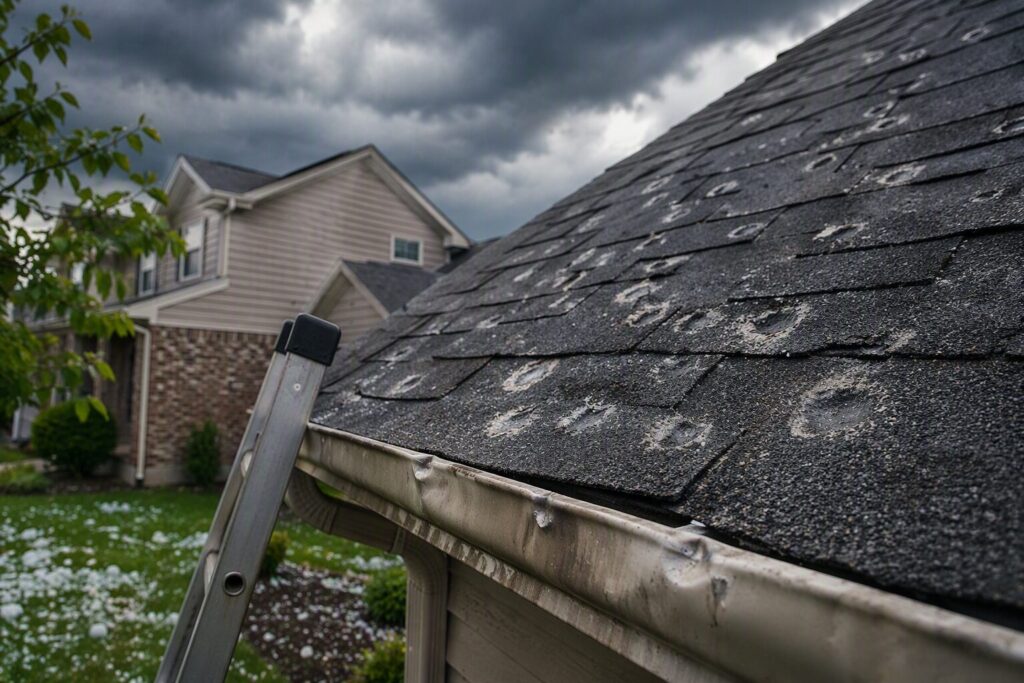 hail roofing damage st lois wildwood
